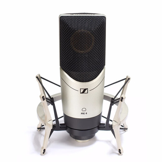 Sennheiser Genuine National Bank Sennheiser MK4 condenser microphone microphone mobile phone karaoke live sound card set recording radio dubbing audiobook novel anchor professional equipment MK4+ original shock mount genuine new standard configuration