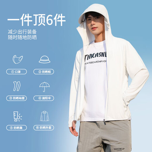 MiiOW sun protection clothing for men and women, thin summer ice silk breathable couple coat, new anti-UV outdoor fishing sun protection clothing