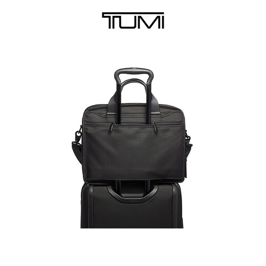 TUMI/Tuming Alpha 3 Men's Computer Bag Business Handbag Briefcase Black/02603132D3 15 inches