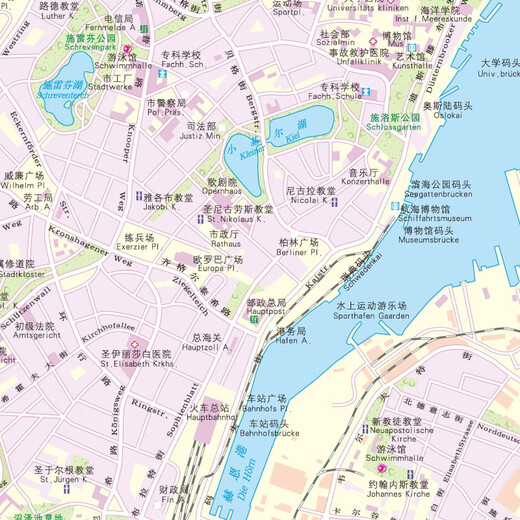 德国地图册 中外文对照 地图上的德国 地理、历史、主要城市、旅游资源，足不出户，走遍世界。旅游，出行规划工具书。