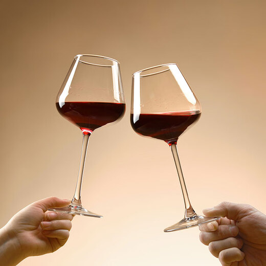 CLITON红酒杯高脚杯 家用玻璃杯葡萄酒杯勃艮第酒杯酒具套装2只装