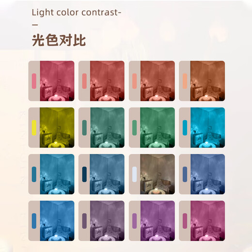 Dipur water ripple atmosphere light atmosphere creative sexy night light live broadcast room background bedroom couple mood room led internet celebrity atmosphere light romantic gift bar