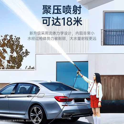 Huiduoduo car wash water gun sprays high-pressure powerful flushing ground-connected taps and pressurized air-conditioning cleaning special sprayers