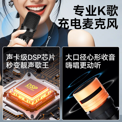 HiVi Outdoor Trolley Speaker Square Dance Singing Karaoke Speaker Karaoke Microphone Amplifier All-in-one Professional Instrument Performance Grade Bluetooth Connection MF12