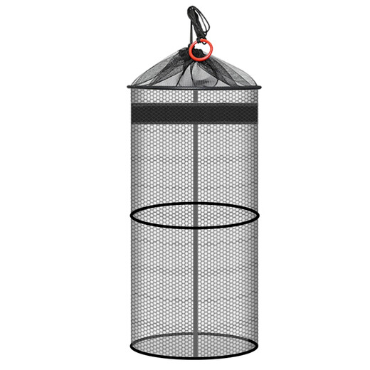 Xionghuo Portable Small Fish Protector Special Fishing Net for Wild Fishing Small Mini Trumpet Folding Fishing Net Bag Quick-drying Fish Net Bag 30cm 0.6m Small Fish Protector