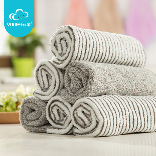 Yunlei Bamboo Carbon Fiber Multifunctional Towel Dish Cloth Double Layer Thickened Cleaning Towel Kitchen Rag 30*30cm 3 pieces
