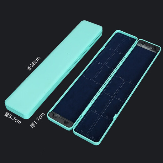 Xishan Yunshui Athletics transparent sub-thread box with scale ruler full velvet sub-thread official hanging box fishing gear wholesale accessories 20 cm