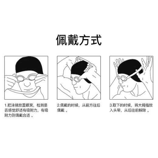 Bo Na Ling swimming goggles and cap set, anti-fog high-definition goggles, large frame, adult men and women, professional anti-horizontal light swimming equipment, swimming goggles + swimming cap, including earplugs + nose clip