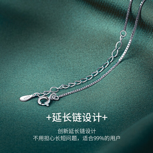 MOLADY S925 Silver Pearl Necklace Women's Pendant Clavicle Chain Young Style Birthday Anniversary Gift for Girlfriend and Wife Freshwater Pearl Simple Pearl Necklace* Gift Box