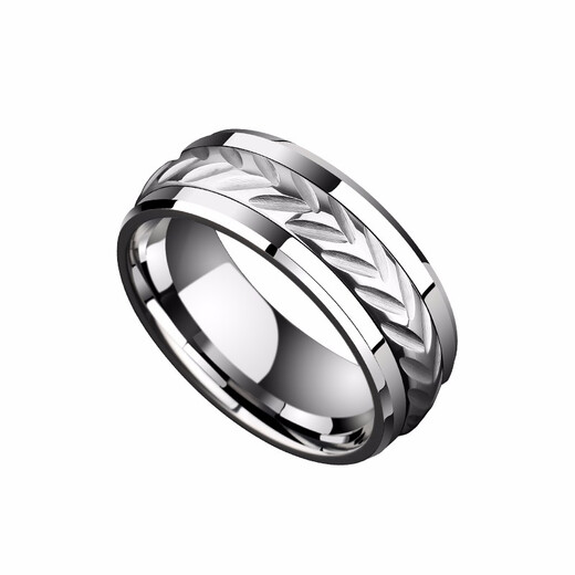 GIEVSZHE brand men's ring with trendy personality, Korean style convertible index finger single tail ring, domineering birthday gift for boyfriend, 8MM size, leave a message or contact customer service