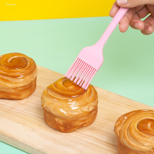 Xinfu bag household baking oil brush cream tool high temperature resistant pancake pancake sauce brush non-shedding silicone barbecue brush large olive green food grade/high temperature resistant delivery