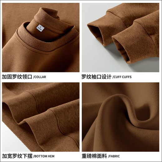 Baleno sweatshirt men's autumn 2025 new American trend heavyweight sports loose men's jacket casual top long sleeve