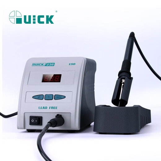 QUICK 236 automatic temperature control soldering station mobile phone repair soldering iron soldering station digital display electronic welding tools