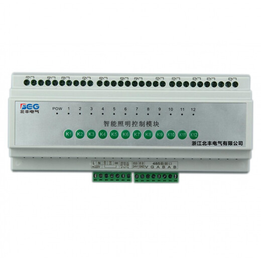 12-way intelligent switch controller module power supply lighting centralized wireless network remote programming lighting panel ordinary type without display