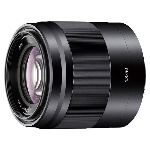 Sony (SONY) E 50mmF1.8 OSS Portrait Fixed Focus Lens SEL50F18 Suitable for A6000 A6400 E10 A6700 Sony 50mmF1.8 Lens Black