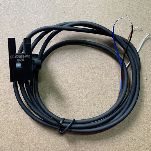 U型光电开关带线EE-SX670WR/671/SX672A/673/SX674/675/676/67 EE-SX677PWR PNP型 感应到灭指示灯 3米(订货2天)