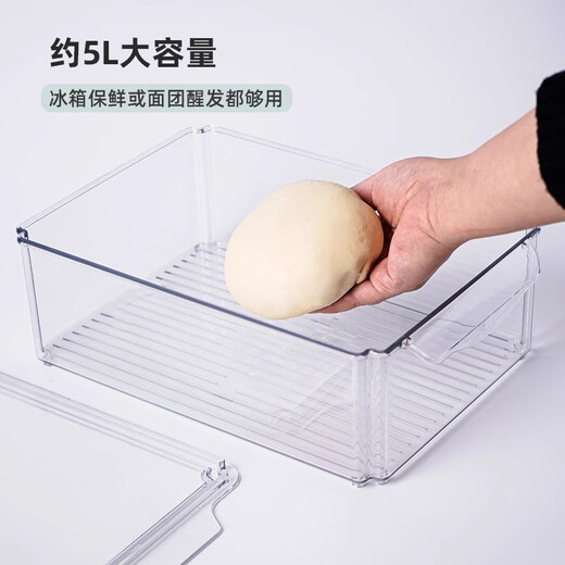 Ten-color life bread toast proofing noodle box dough fermentation box refrigerator food grade food preservation box home kitchen storage box
