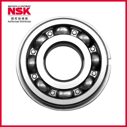 NSK/恩斯克轴承 深沟球轴承 带卡簧 6212NR* 沈阳产 【盒装】 内径60mm 外径110mm 厚度22mm