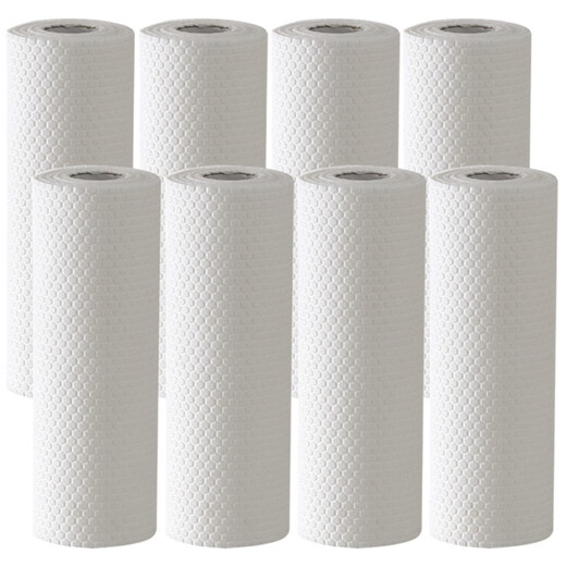 Miaoran disposable rags 20*20cm 8 rolls 320 pieces lazy rags absorb water and oil kitchen paper towels wet and dry