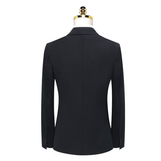 Goldlion Genuine Autumn and Winter Men's Suit Black Workplace Formal Business No-Iron Work Groom Wedding Suit Jacket 823 Black L 175/88A Recommended 125-140 Jin Jin equals 0.5 kg to wear