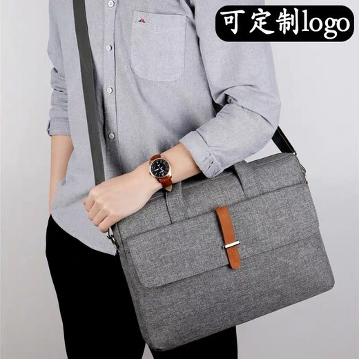 Beiduomei 9902 Leinwand Slant A4 Business Hand Reißverschluss Datei Tasche Männer und Frauenbüro -Besprechung Informationstasche 9902 Rose Pink