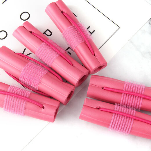 Sleeping curling iron, lazy curling iron, large wave sponge curling iron that does not damage hair, sleeping styling curling barrel, 12 rolls