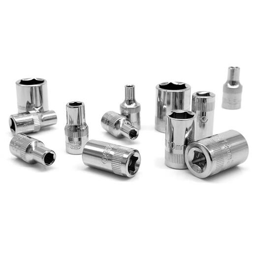 
SATA Xiaofei Hexagonal Sleeve 6.3mm Ratchet Quick Wrench 1/4 Interface Single Short External 6-Character Casing Head 11304/5.0mm
