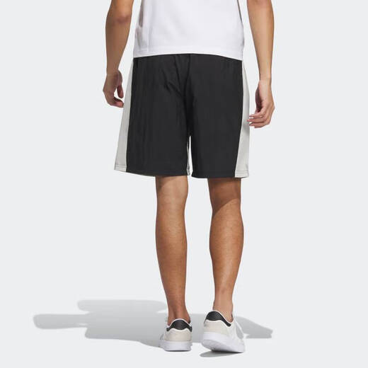 Adidas Neo Shorts Pantalones para hombres Summer Nuevo entrenamiento de fitness al aire libre Pantalones de pellizco Pantalones de playa transpirables para correr pantalones cortos negros IP3882 S