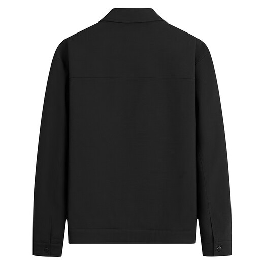 Dances with Wolves Goose Down Liner Black Gold Graphene Lapel Thickened Textured Men's Jacket 001 Black 175