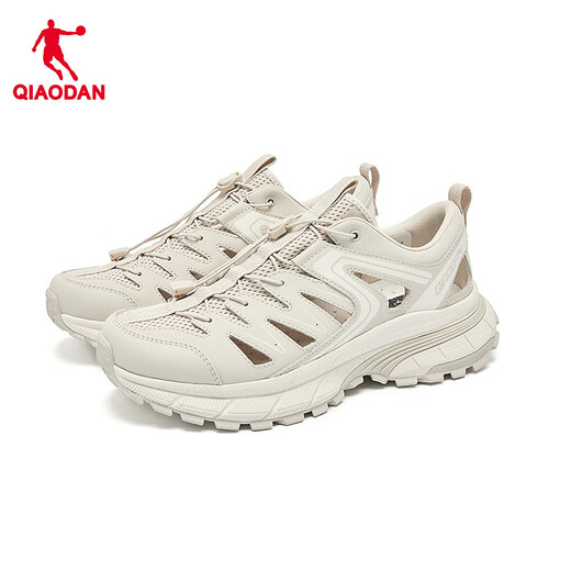 Jordan Kaiyuan V4 sneakers for men 2025 summer new lace-free river tracing shoes, lightweight and breathable outdoor wading casual shoes, smoke gray/original pulp color 39