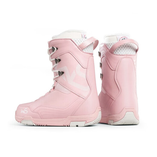 WS snowboards ski boots, snowboard lace-up snow shoes, novice advanced snowboard shoes for women, flat carved all-purpose ski boots to keep warm, 2211 ski boots, size 35