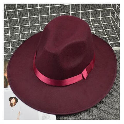 FANAOGE Shanghai Tang Xu Wenqiang Men's Top Hat Fashion Versatile British Jazz Hat Stage Michael Jackson Hat Men Black Cover Style 56-58cm