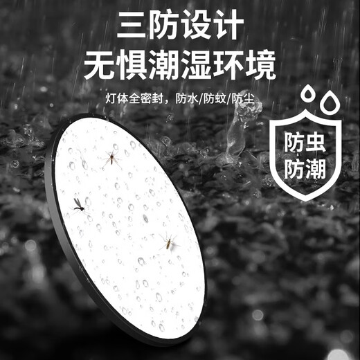 Fanyao radar sensor lamp ultra-thin three-proof ceiling-mounted lamp stair aisle corridor corridor lamp smart lamp 24W-radar sensor