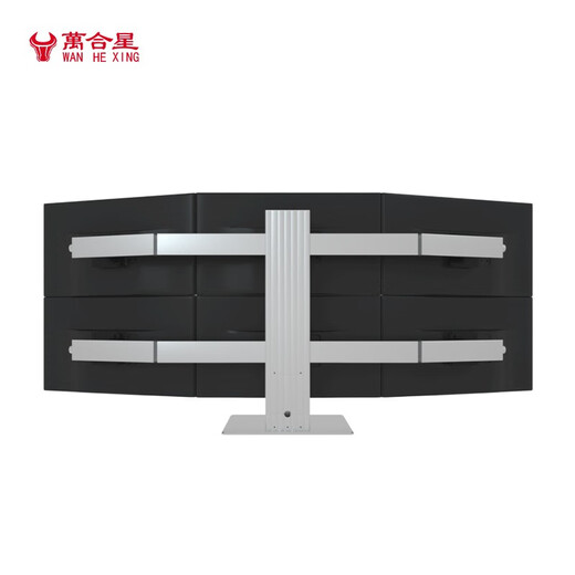 WAN HE XING WAN HE XING multi-screen computer six-screen professional stock traders use one multi-screen stock and foreign exchange futures assembly computer Master Edition 15th Generation U7 64G 2000G丨Aesthetic Bracket 24-inch HD Monitor Full Set (Door Installation Included)