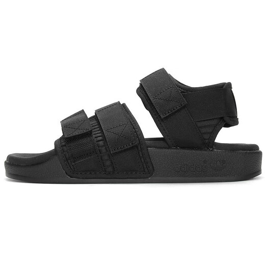 
Adidas Clover Sandals Women's Shoes New Summer Casual Flat Beach Shoes Strap Velcro Sandals CG6623 Black 36.5 (225mm)