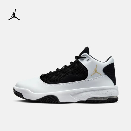 耐克（NIKE）篮球鞋男鞋2025新款夏季JORDAN MAX AURA 2 运动鞋缓震休闲鞋 CK6636-107黑白小金人 40.5