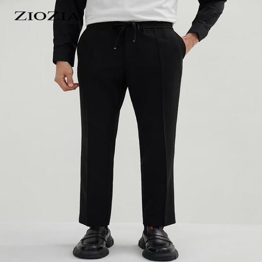 Ziozia [под jiumuwang] Spring Fashion Casual Slim-Fit Men's Youth Business Сплошные брюки zpp11162b черный 82/175 82a