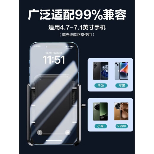 Tongrubi Rotating Wrist Mobile Phone Holder Didi Driving Arm Sports Running Mobile Phone Bag Wristband Takeout Navigation Bracket Three-in-one Wristband + Armband + Handlebar Bracket