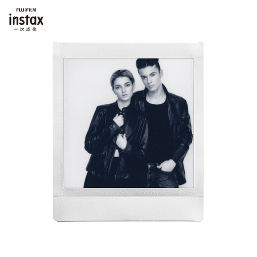 INSTAX Fuji instax Polaroid Square Photo Paper Black and White Single Pack 10 (Applicable to SQUARE Series Cameras Mobile Photo Printer SP-3)
