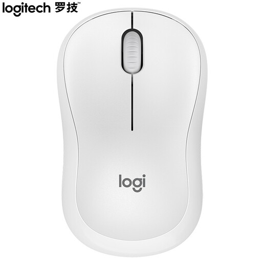 Logitech M221 soft mouse wireless mouse office mouse symmetrical mouse with wireless micro receiver off-white