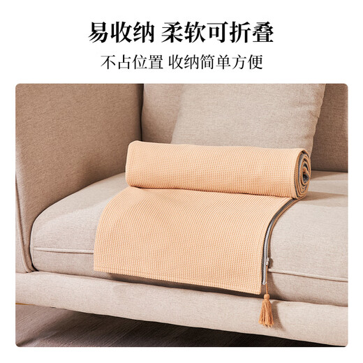 Ishizaki Seiki Electric Heating Warming Blanket Heating Warming Shawl USB Washable Cover Leg Shawl Outdoor Home Office Khaki Apricot Gift Bag 1