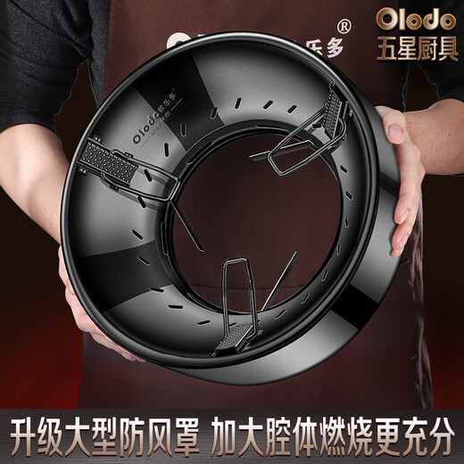 Olodo (Olodo) German 304 stainless steel gas stove windproof fire gathering cover gas energy-saving cover gas stove bracket stove shelf bracket double layer windproof fire gathering stove universal