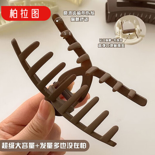 Plato 8 new grabber makeup clips shower hairpins for women with large hair on the back of the head hairpins shark clips headwear square white 1pc