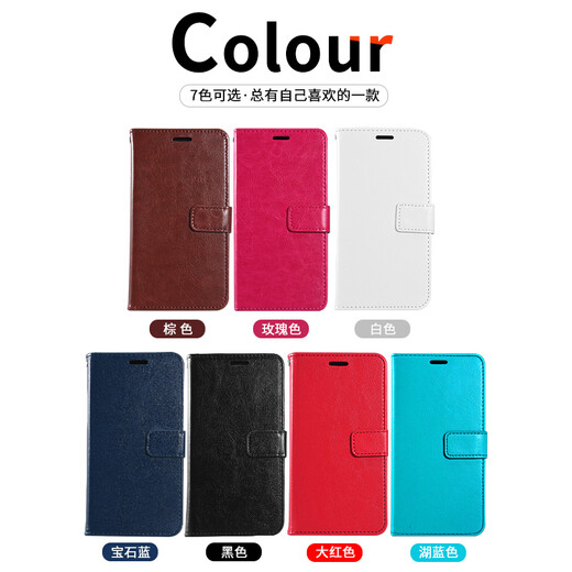 Ajun Keke Apple 12 mobile phone case clamshell leather case 6.1 inches iPhone 12 protective silicone case 12 all-inclusive anti-fall soft edge wallet card for men and women leather case sapphire blue Apple 12 + full screen tempered film + lanyard