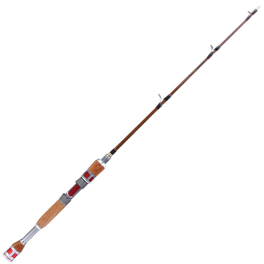 Yiying Raft Rod Set, Bridge Raft Rod, Raft Fishing Rod, Full Set of Cannon Rod, Long Rod, Super Hard Road Sub-rod, Tilted Mouth Rod, Fishing Line Components, Water Drop Wheel, 18 Shaft, Black and Red, P200, Left Hand Type, No Specifications