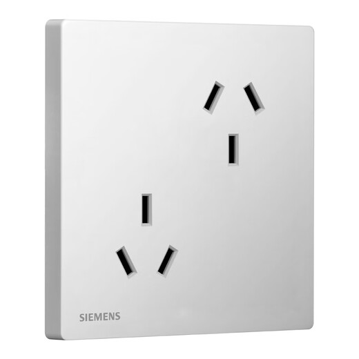 
Siemens (SIEMENS) switch socket panel 10A multi-hole socket 86-hole socket six-hole white socket