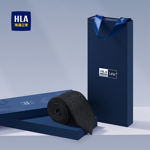 Hailan Home (HLA) Krawatte Herren High-End-Geburtstagsgeschenkbuam Formal Outfit Hochzeit Box BB Schwarze Einzelgröße
