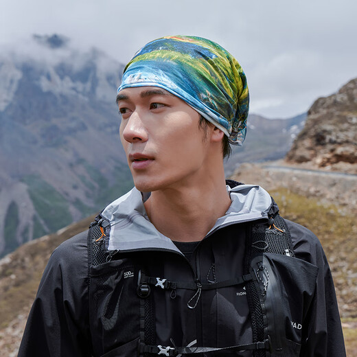 
Tuoluzer summer colorful outdoor sports mask multipurpose headscarf men young sun protection scarf women windproof mountain climbing color F