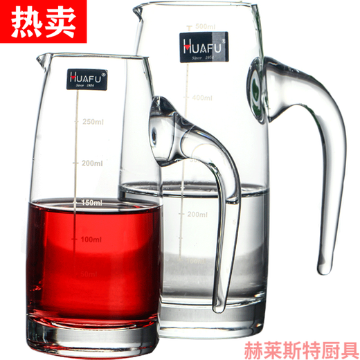 Tuojin liquor dispenser, red wine decanter, home flask, hotel glass European style personalized wine set with scale, gourd style 500 ml