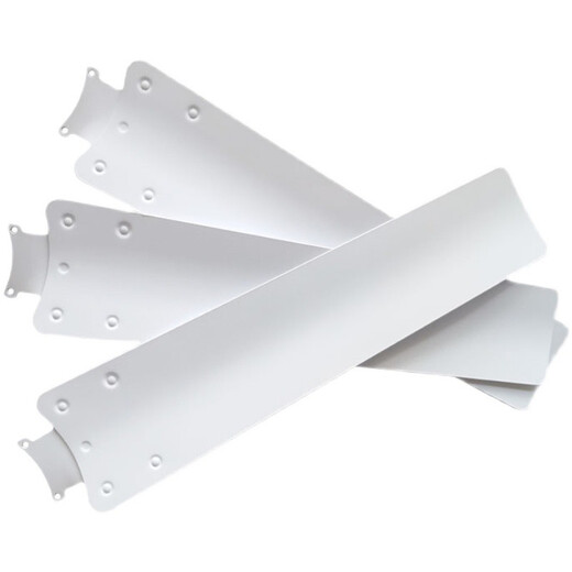 SHANTOULIN VILLAGE Ventilador de techo grande Hoja de hojas de hojas de hojas 3 Accesorios de hoja de hierro Blanco 1050/45 Nuevo cuchilla de viento de una pieza Inner 46